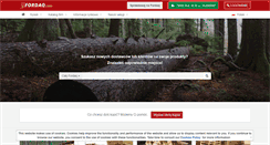 Desktop Screenshot of drewno.fordaq.com